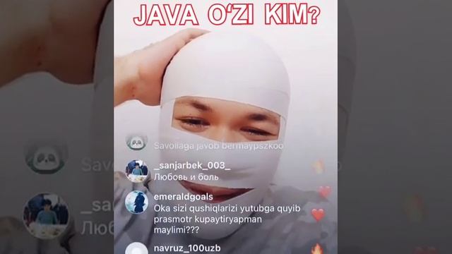 JAVA OʻZI KIM? JONLI EFIRDA BARCHA SAVOLLARGA JAVOB BERDI смотреть онлайн