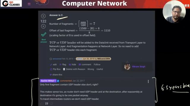 IP Fragmentation | ALL GATE PYQs | Stanford, CMU Questions | Computer Networks | Sachin Mittal смотреть онлайн