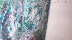 Как просто рисовать акриловыми красками | Коралловые рифы | Для начинающих #живопись #флюидарт