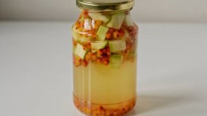 Компот из облепихи и кабачков