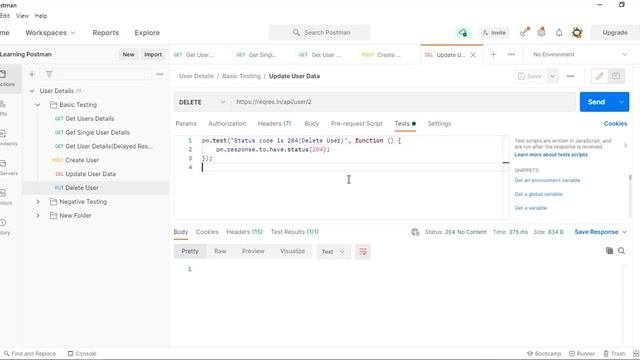 Part 4: POSTMAN SERIES(GET, POST, PUT And DELETE Request | POSITIVE And NEGATIVE Scenario Examples)