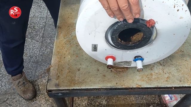 TESY Electric Water Heater Replacing the #thermostat Opening and Cleaning #homemade #waterheater смотреть онлайн