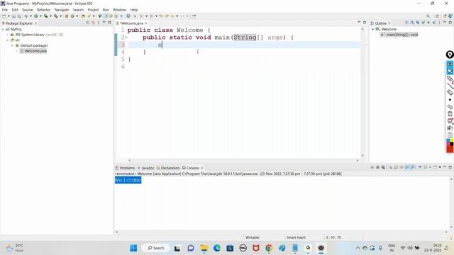 Full Stack Java Developer Course | Session - 6  |  Eclipse IDE,  Data Types  | rajonlinetrainings