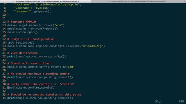 NAPALM Commit + Confirm | PART II | Kirk Byers | 2021 смотреть онлайн