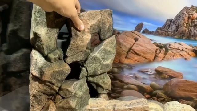 Залив Красный Гранит. Вариант оформления аквариума. Серия DEKSI Гранит. смотреть онлайн