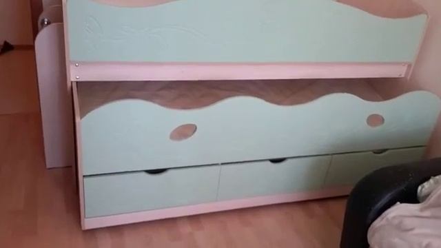 Двухъярусная кровать Омега 10 МДФ смотреть онлайн