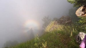 Чудеса в горах. Круглая радуга.