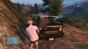 GTA V Online   'Опасная и жесткая погоня в горах'