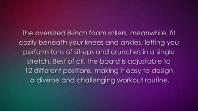 Body Solid GAB60 Adjustable Ab Board смотреть онлайн