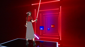 AERITH GAINSBOROUGH from FF7 in BEAT SABER - MAGIC - JAROSLAV BECK & MEREDITH BULL