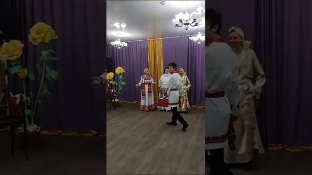 репетиция к шуточной сценке " Кай, кай Ивана" (к празднику чувашей "Акатуй") смотреть онлайн