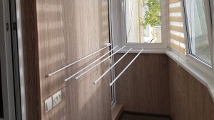 Обшивка балкона типа "парус" в Керчи