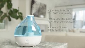 MistAire™️ Ultrasonic Cool Mist Humidifier | Pure Enrichment®