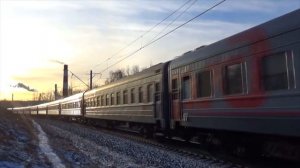 Электровоз ЧС7-234 с пассажирским поездом №534 "Адлер - Москва"