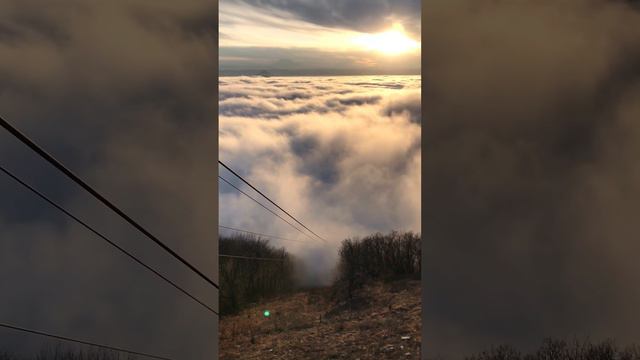 Выше облаков 😍 Вид с вершины горы Машук, Ставропольский край