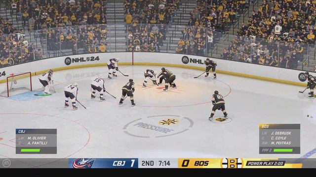 NHL 24 | Columbus Blue Jackets vs Boston Bruins - Gameplay PS5 смотреть онлайн