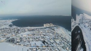река Реж ч.2 (Раскатиха, Арамашево) вид с дрона