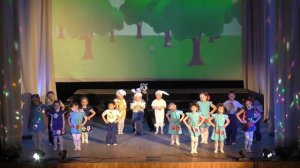 Детский музыкальный театр "ШОУ-плюс".  Песня Три весёлых зайчика.