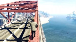 ЧТО БУДЕТ ЕСЛИ ПРЫГНУТЬ В ВОДУ С ВЫСОТЫ  (ГТА 5 ЭКСПЕРИМЕНТЫ)