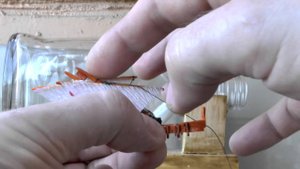 Корабль из спичек в бутылке - запузыривание | судомоделизм