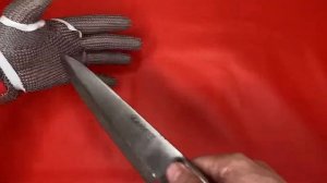 Защитная кольчужная перчатка с полиуретановым уплотнителем