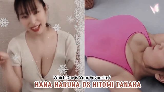 HANA HARUNA VS HITOMI TANAKA | Beauty Girls Battle | Which One is Your Favourite смотреть онлайн