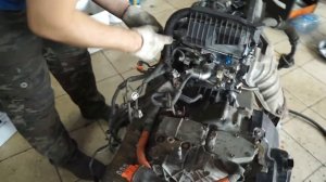 установка двигателя от TOYOTA AQUA на TOYOTA PRIUS20