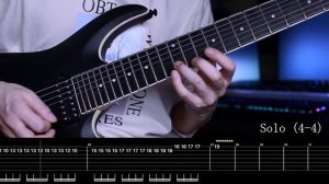[Guitar Lesson] BABYMETAL - ギミチョコ！！- Gimme chocolate!! Guitar SOLO