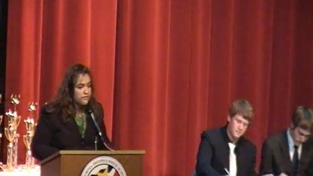 FINALS - Windsor High School Parliamentary Debate Tournament - Dec 2010