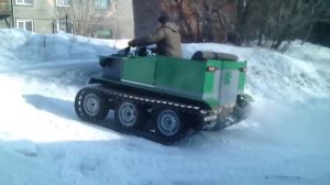 самодельный гусеничный вездеход , летний вариант , -32С (продам)