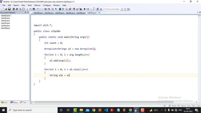 Write a java program to count the number of integers from a given list. (Use Command line arguments смотреть онлайн