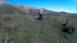 На плато Бермамыт на Kayo 140 и Yamaha TTR 250 | On the plateau | Путешествие на мотоцикле эндуро