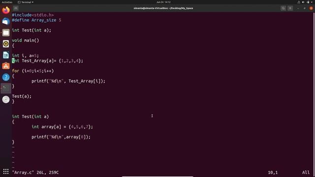 Error : Variable sized object may not be initialized | C Programming Tutorial