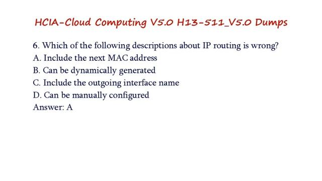 H13-511_V5.0 HCIA-Cloud Computing V5.0 Real Dumps: Your Path to Exam Success