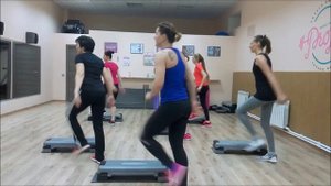 Степ Аэробика, Фитнес, Степ Связка, Степ Дэнс