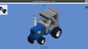 Как построить трактор из лего