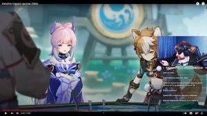 DeadP47 смотрит сравнение Genshin Impact и Zelda: BotW от WOMAN