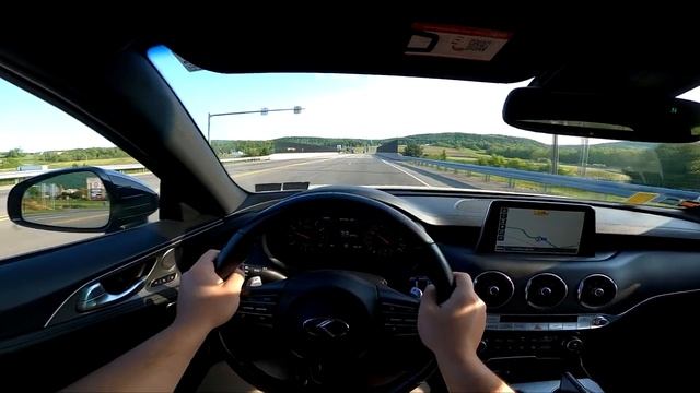 2020 Kia Stinger GT1 AWD | POV Test Drive (Binaural Audio) смотреть онлайн