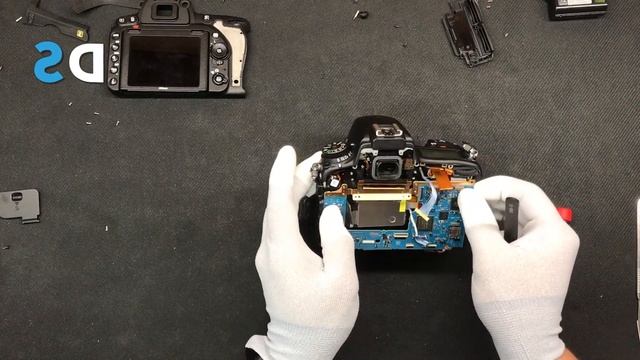 How to repair Nikon DSLR camera D750 - remove IR cut filter