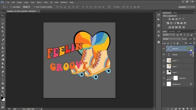 Sticker Design for Redbubble in Adobe Photoshop Tutorial смотреть онлайн