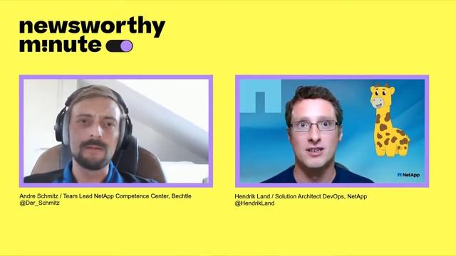 Kubecon Neuigkeiten in der #newsworthyminute mit NetApp смотреть онлайн