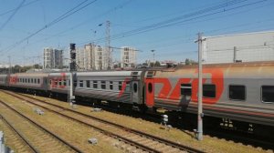 Электровоз ЭП1М 419 с поездом №524Е ЕкатеринбургИмеритинский курорт (Олимпийский парк).