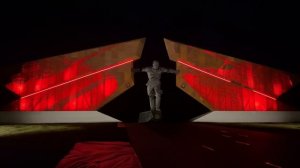 Мемориал Курской битвы(Поныри)вид ночью