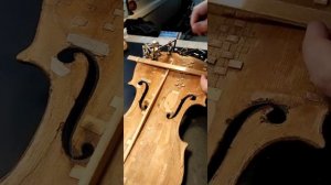 Ремонт скрипки. Переклейка трещин, замена сухарей, вставка, продолжение следует!