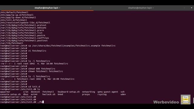 Linux im Unternehmen - Mailserver - fetchmail Konfiguration für pop3 смотреть онлайн