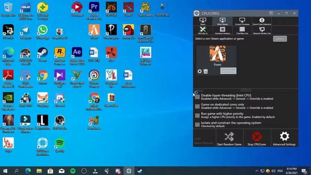 نرم افزار CPUCores Maximize Your FPS افزایش FPS برای بازی (FiveM-red dead redemption2...) смотреть онлайн