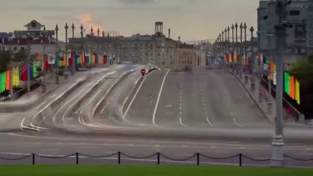 МОСКВА Безумно красивое видео в ускоренной съёмке смотреть онлайн