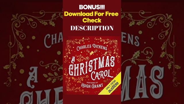 A Christmas Carol. Check Description.  Free And Full Audiobook