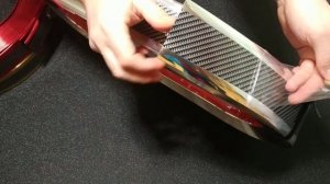 Карбоновая лента для авто с цветными вставками в рулоне 3см 5см 7см 10см