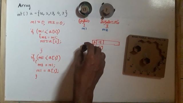 Second Maximum in Array - Data Structures in Tamil - Payilagam - Java Training in Chennai
